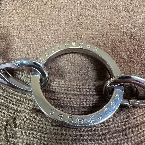 Courreges Vintage 1990s Ring Toggle Knit Coat Brown Size 38 / US Small / Medium - Picture 2 of 6